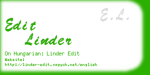 edit linder business card